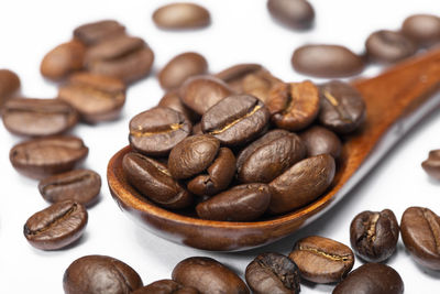 Close-up of coffee beans