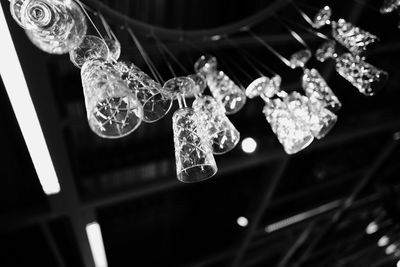 Low angle view of decoration hanging on ceiling