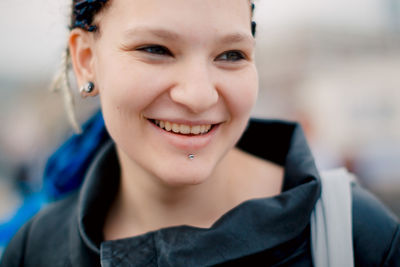 Portrait of young woman