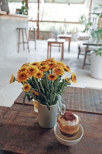 Close-up of potted plant on table