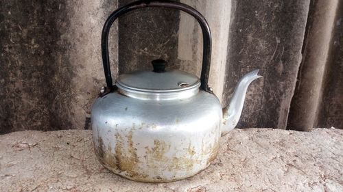Close-up of tea kettle 