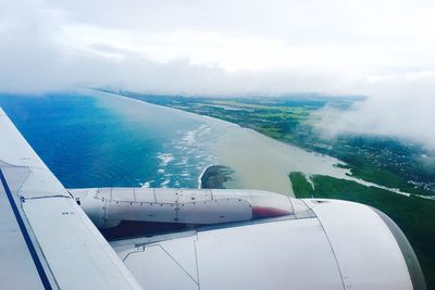 Aerial view of landscape