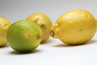 Close-up of fruits on table