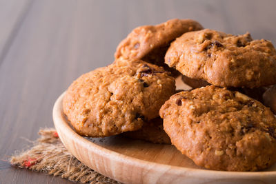 Close-up of cookies