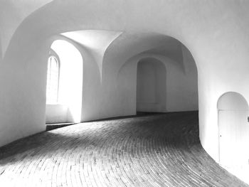 Empty corridor of building