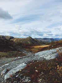 Scenic view of landscape against sky