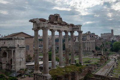 Old ruins against sky