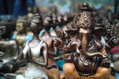 Close-up of buddha statue