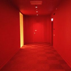 Long empty corridor