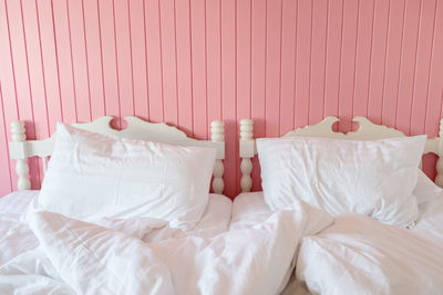 Lounge chairs on bed at home