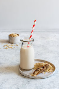 Close-up of drink on table