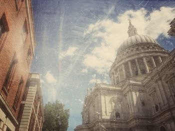 Low angle view of cathedral against sky