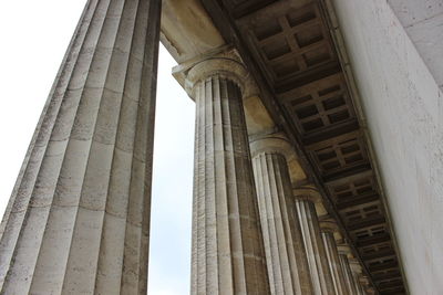 Low angle view of historical building against sky