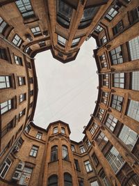 Low angle view of ceiling