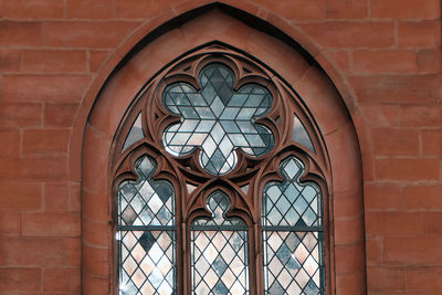 View of ornate window in building