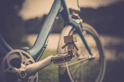 Close-up of bicycle