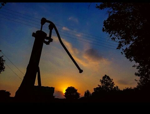 LOW ANGLE VIEW OF SILHOUETTE TREE AGAINST SKY