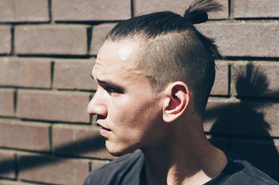 Close-up of young woman