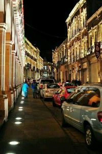 City street at night