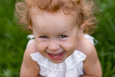 Portrait of smiling boy