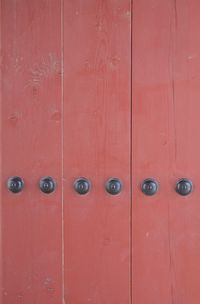 Close-up of closed door