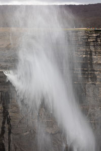 View of waterfall