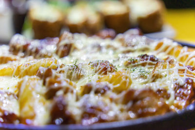 Close-up of food in plate