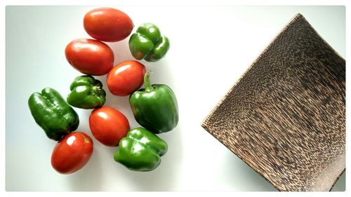 Multi colored objects on table