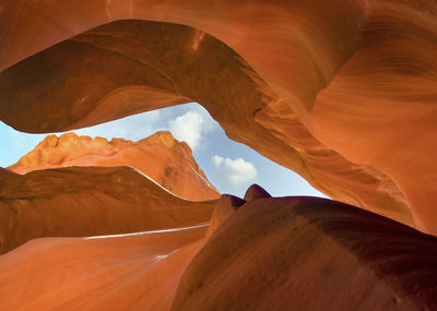 Rock formations in a desert