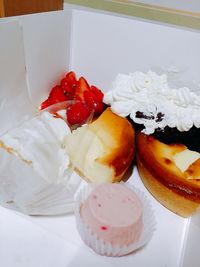 Close-up of ice cream in plate