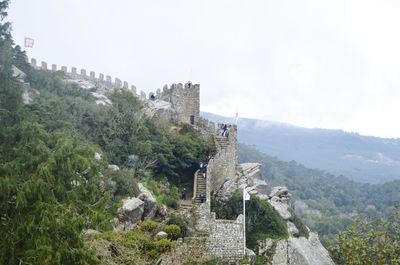 Panoramic view of historic building against sky