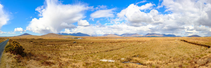 Panoramic view of landscape against sky