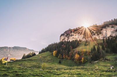 Panoramic view of landscape against sky