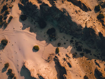 Scenic view of desert against sky