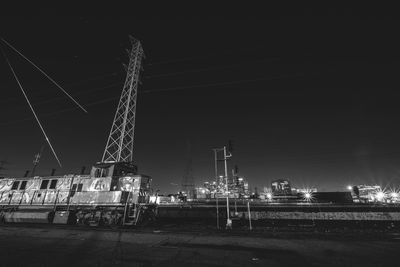 Cranes at construction site