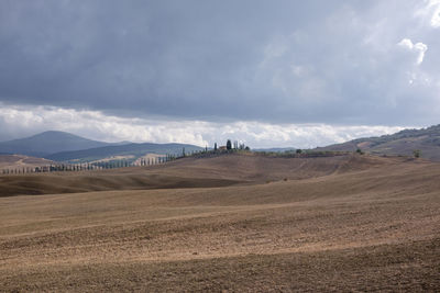 Panoramic view of landscape against sky