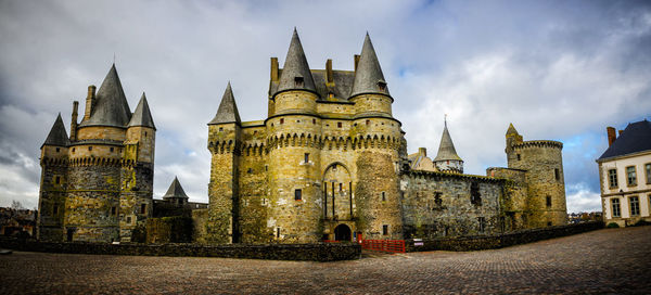 The city of vitré is located at the gates of brittany, france