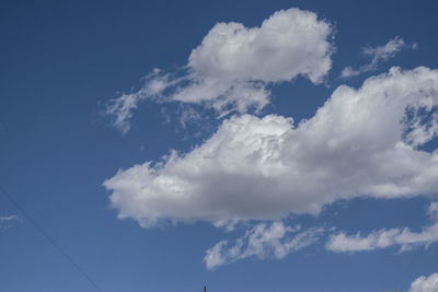 Low angle view of clouds in sky