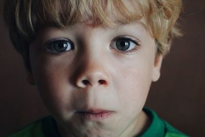 Close-up portrait of boy 