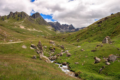 Scenic view of landscape against sky