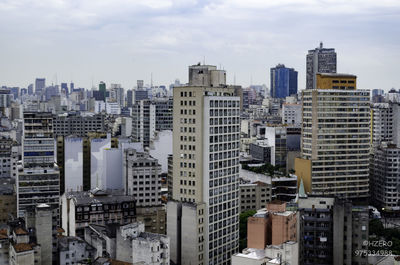 View of city against sky