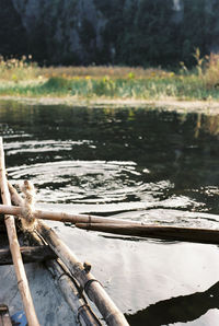 Close-up of lake