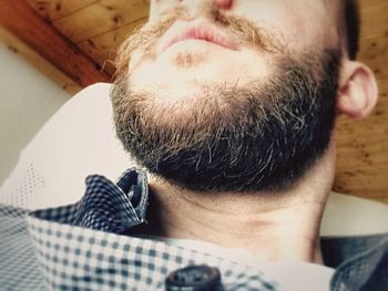 Close-up of young woman