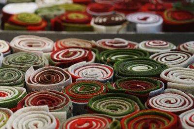 Detail shot of colorful candies