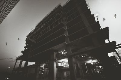 Low angle view of building against sky