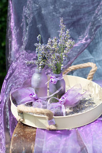 Close-up of food on table