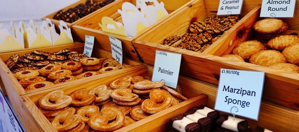 Close-up of food for sale