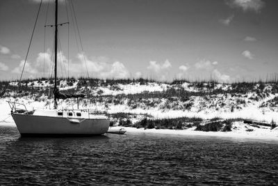 Boats in sea