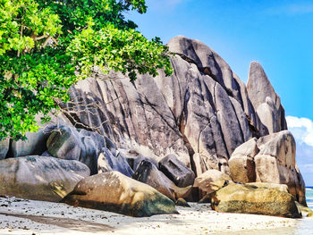 View of rock formation