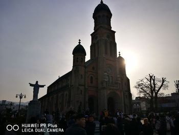 Low angle view of cathedral against sky